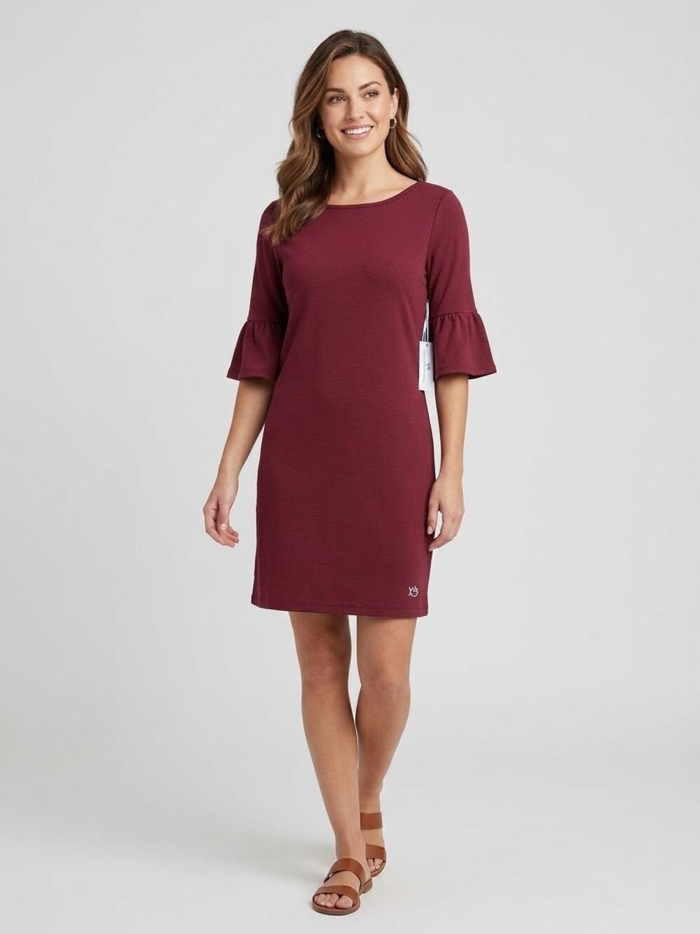 NEW! Southern Tide Cranberry Striped Dress - XS